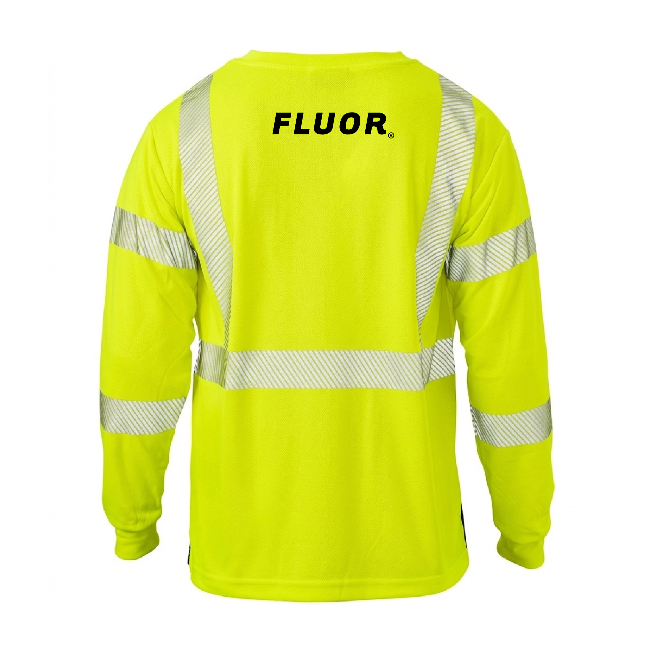 Class 3 Black Segmented Safety Tee