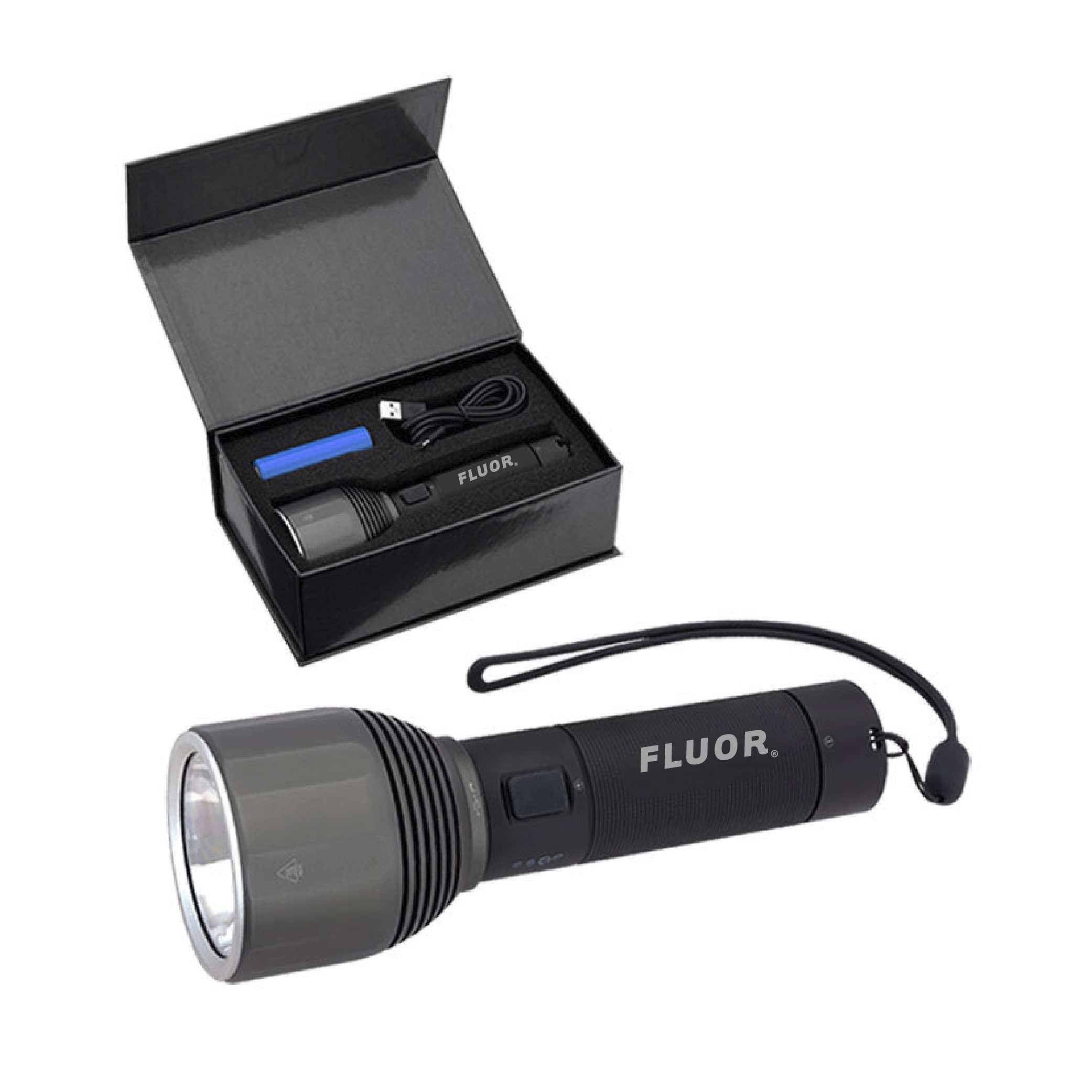 Rechargeable 20W LED Vega Flashlight